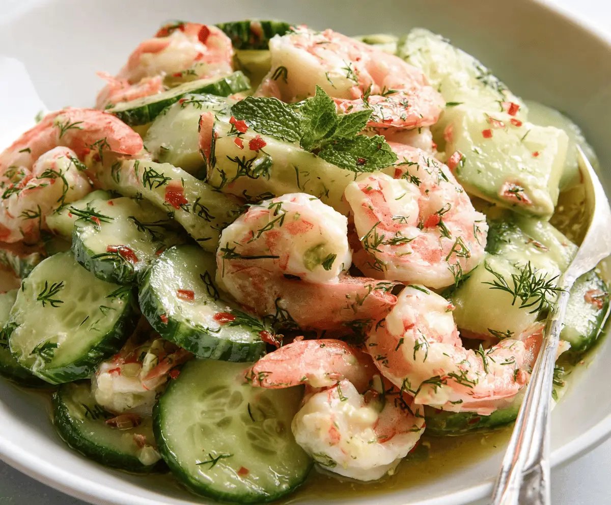 Refreshing Cucumber Shrimp Salad Recipe