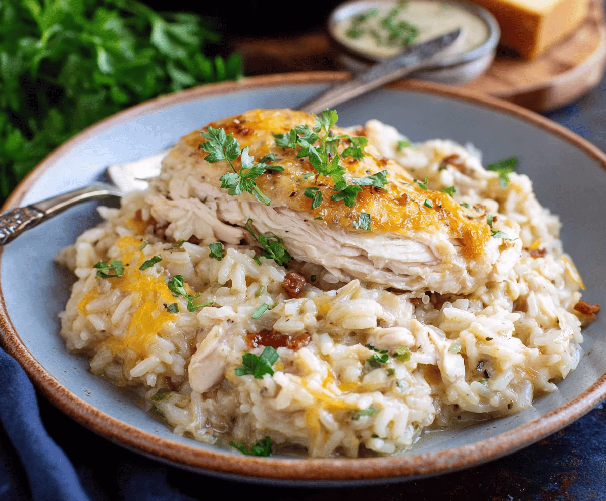 Easy Crock Pot Chicken and Rice Dinner Recipe