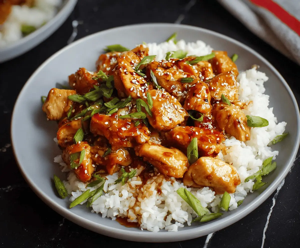 Easy Honey Garlic Instant Pot Chicken Recipe