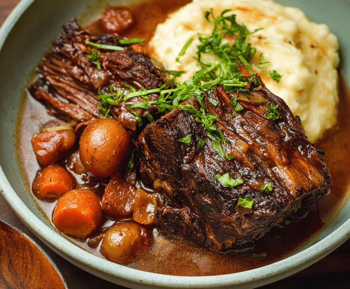 Red Wine Braised Beef