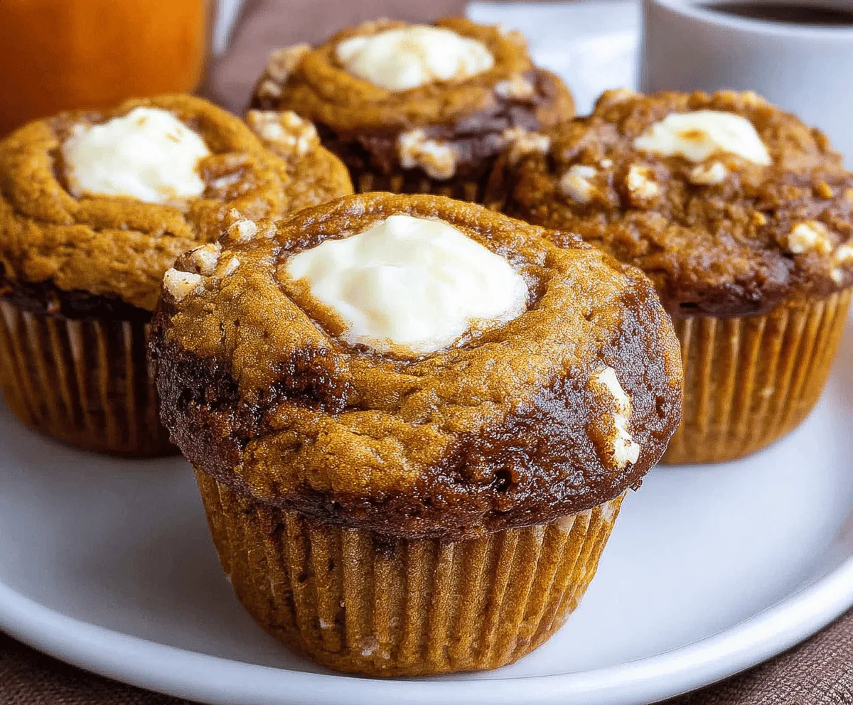 Pumpkin Cream Cheese Muffins