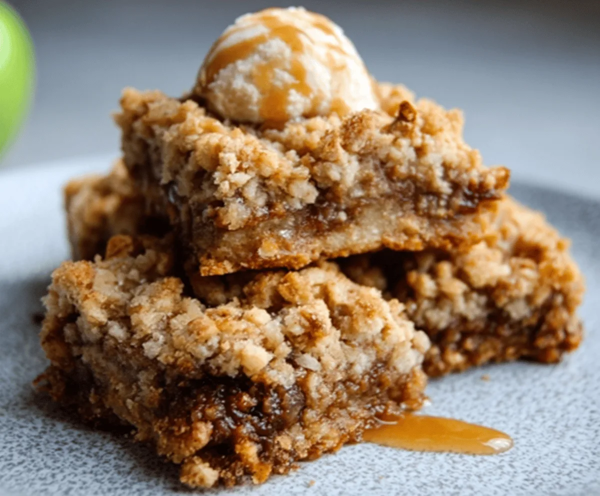 Easy Apple Crisp Bars Recipe