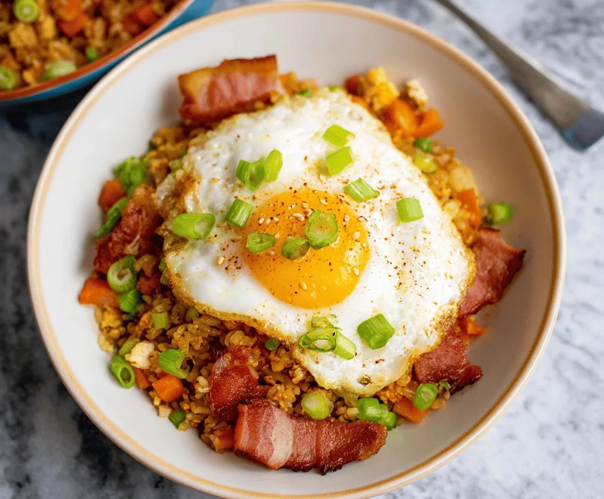 Easy Breakfast Fried Rice Recipe