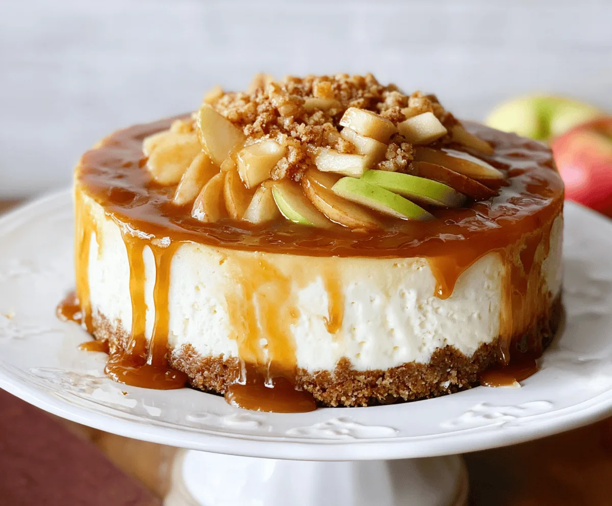 Easy Caramel Apple Cheesecake Recipe