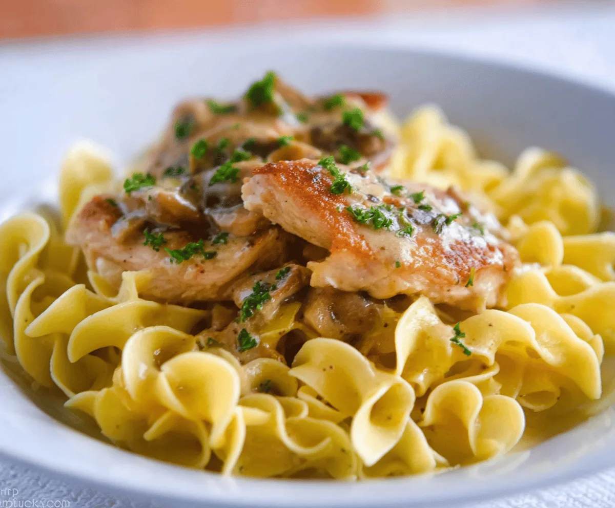 Easy Chicken Buttered Noodles