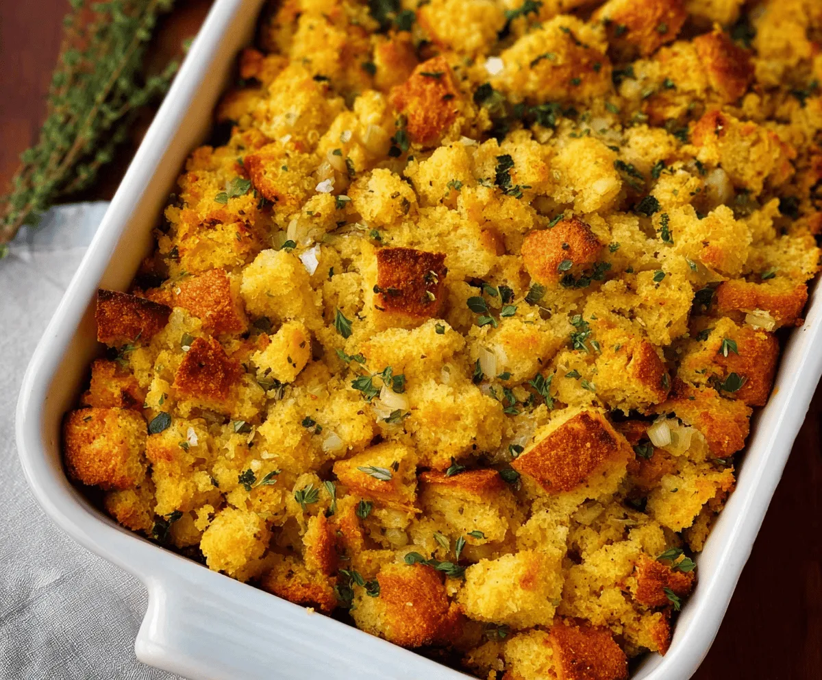 Classic Cornbread Stuffing Recipe