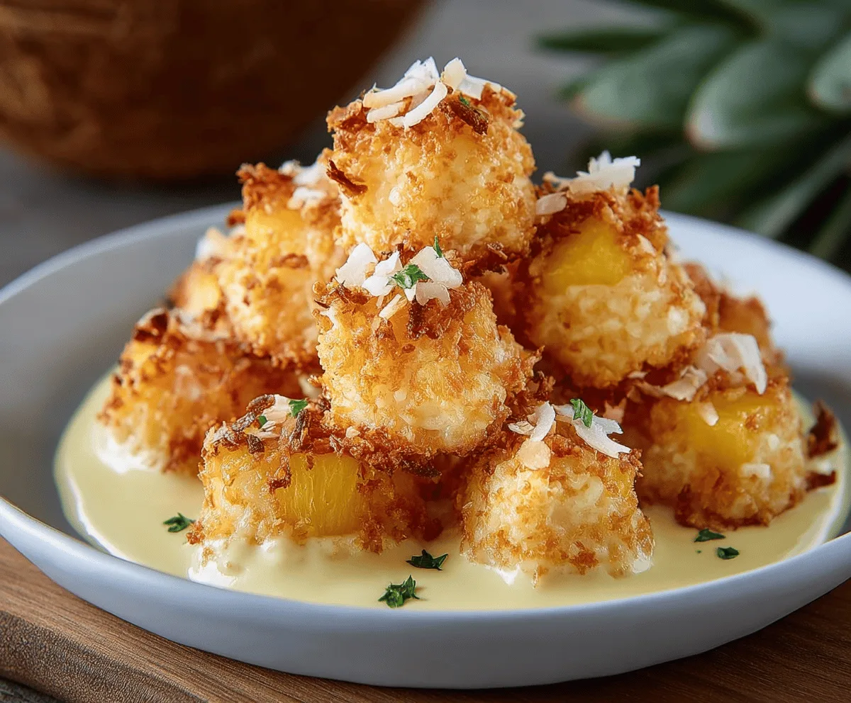 Easy Coconut Pineapple Bites Recipe