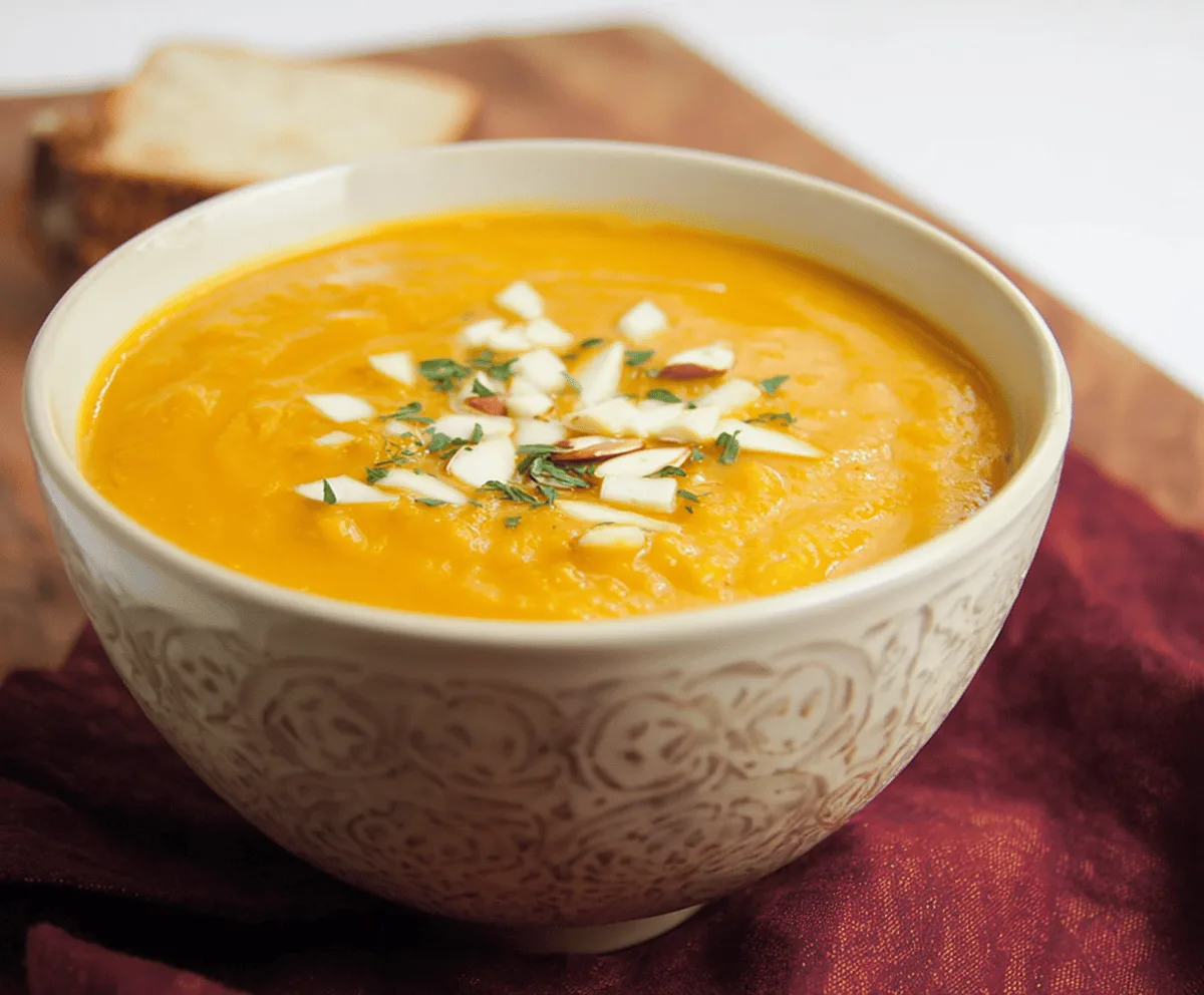 Easy Curried Carrot Apple Soup