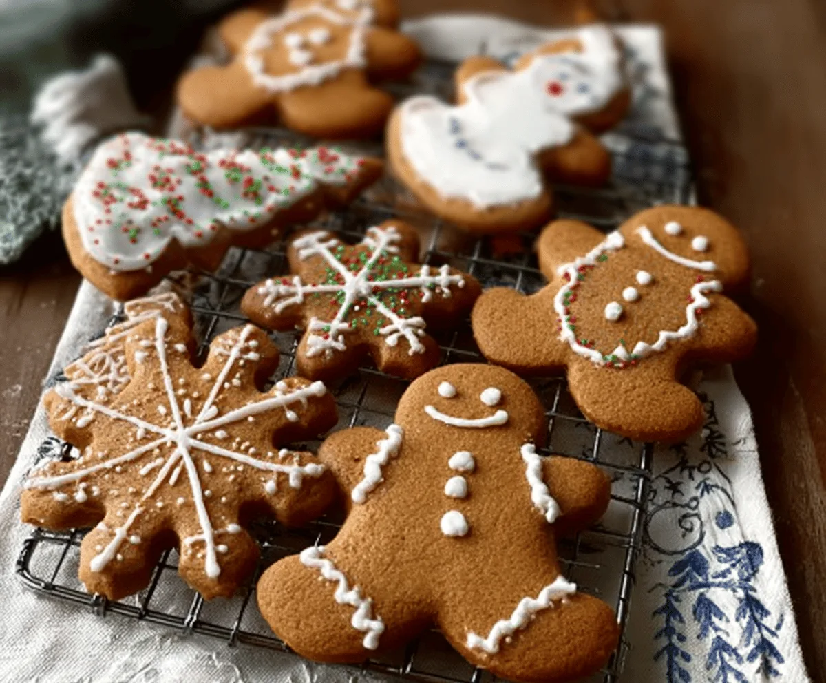 Easy Festive Gingerbread Cookies