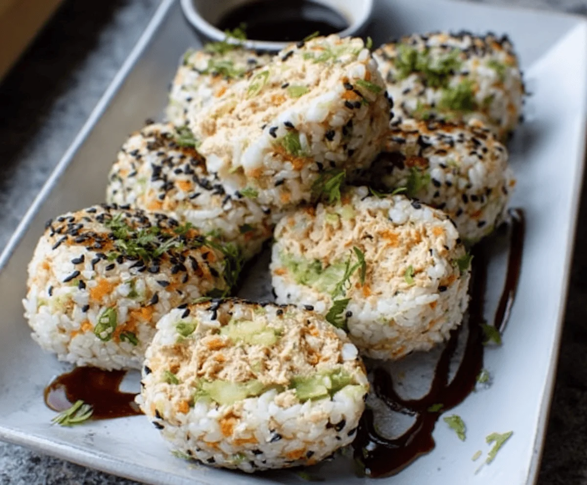 Healthy Tuna Rice Balls Recipe