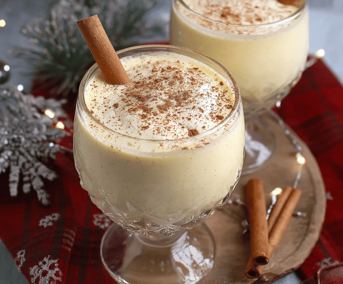 Quick & Creamy Homemade Eggnog
