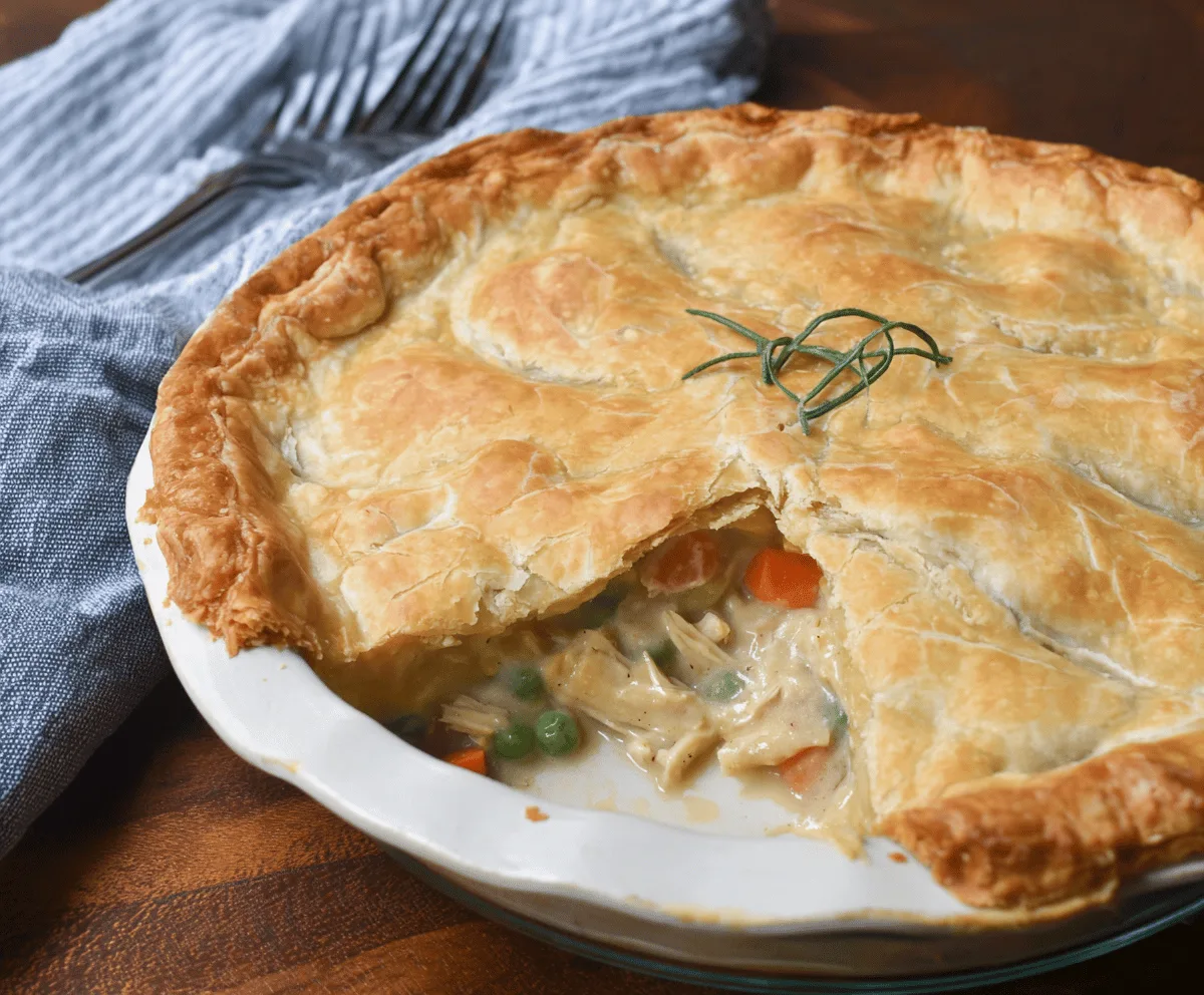 Easy Leftover Turkey Pot Pie Recipe