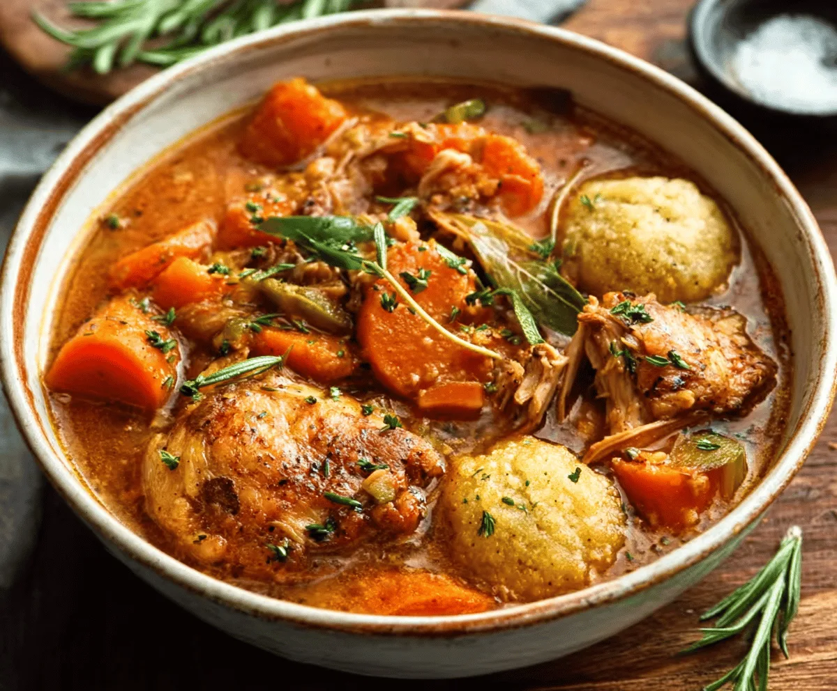 Easy Slow Cooker Chicken Stew