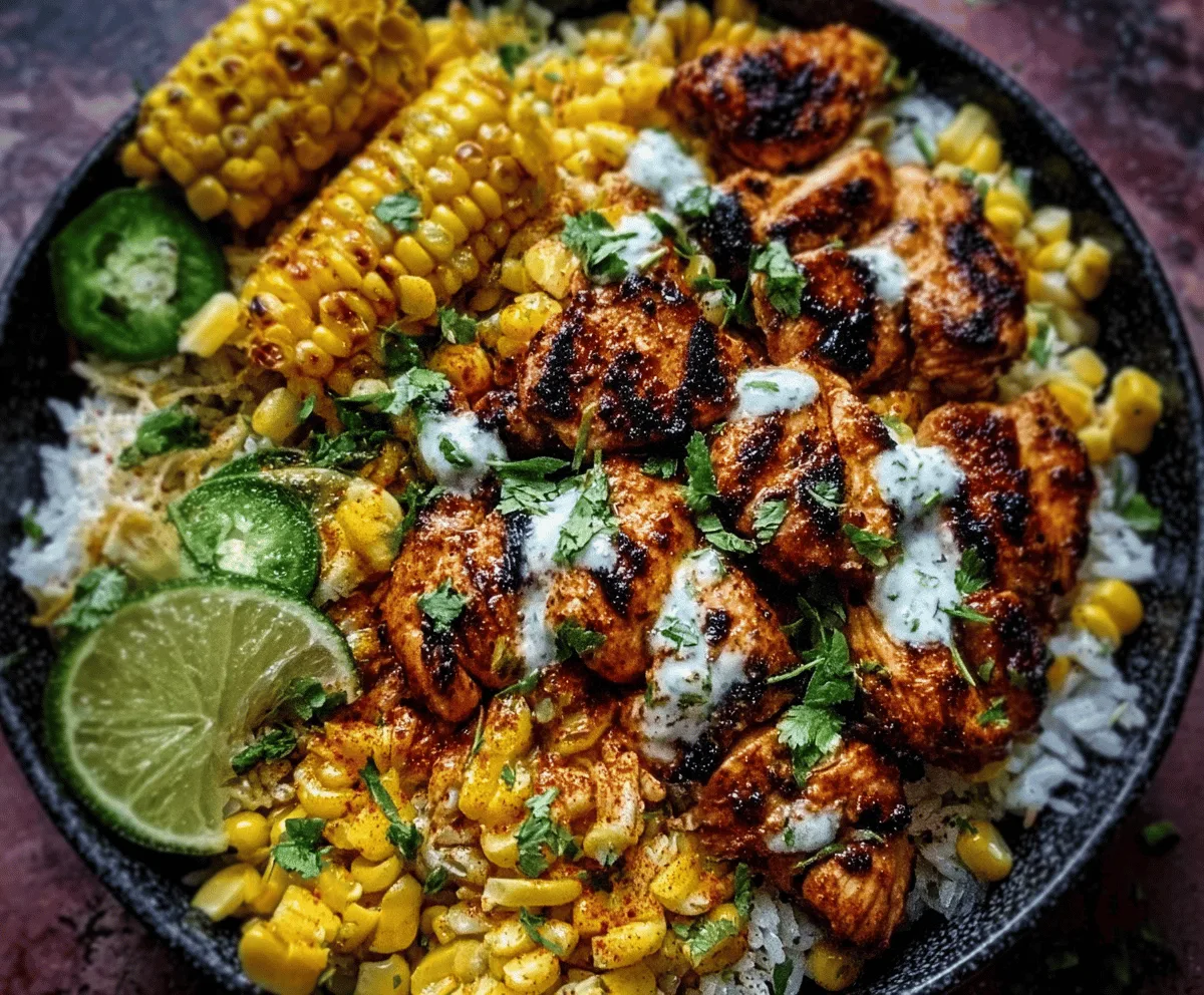 Easy Street Corn Chicken Rice Bowl