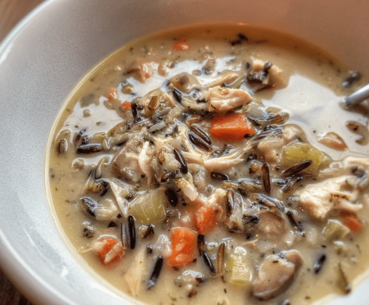 Easy Turkey & Wild Rice Soup Recipe