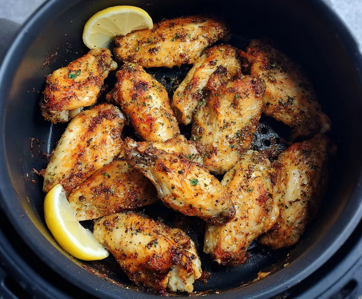 Crispy Air Fryer Lemon Pepper Wings