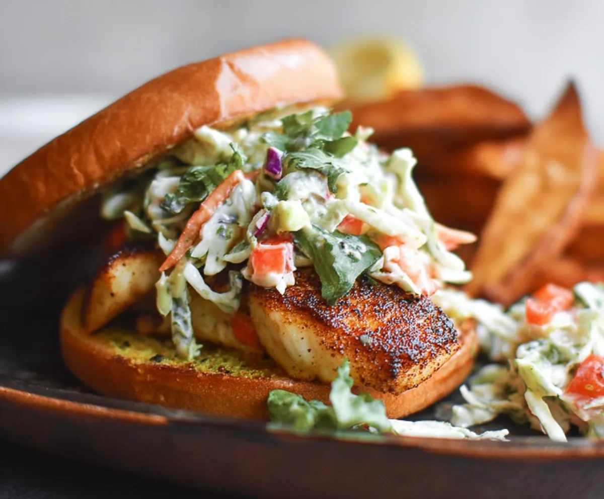 Easy Blackened Fish Sandwich Recipe
