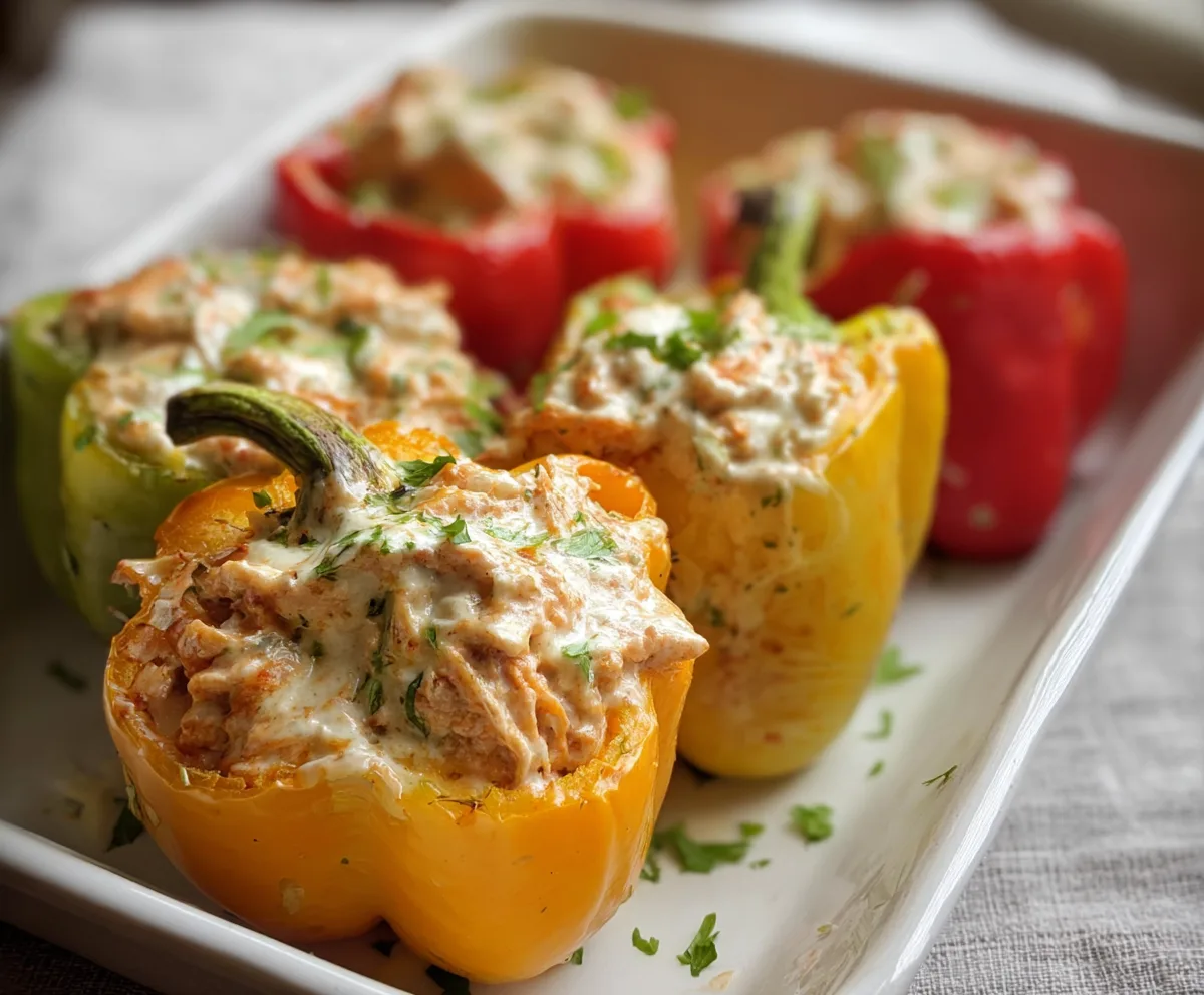 Creamy Stuffed Peppers Recipe