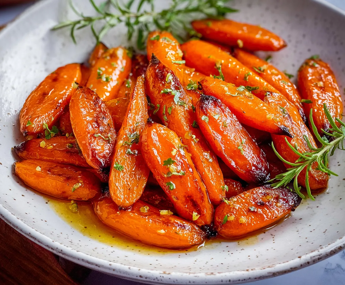 Honey Glazed Roasted Carrots Recipe