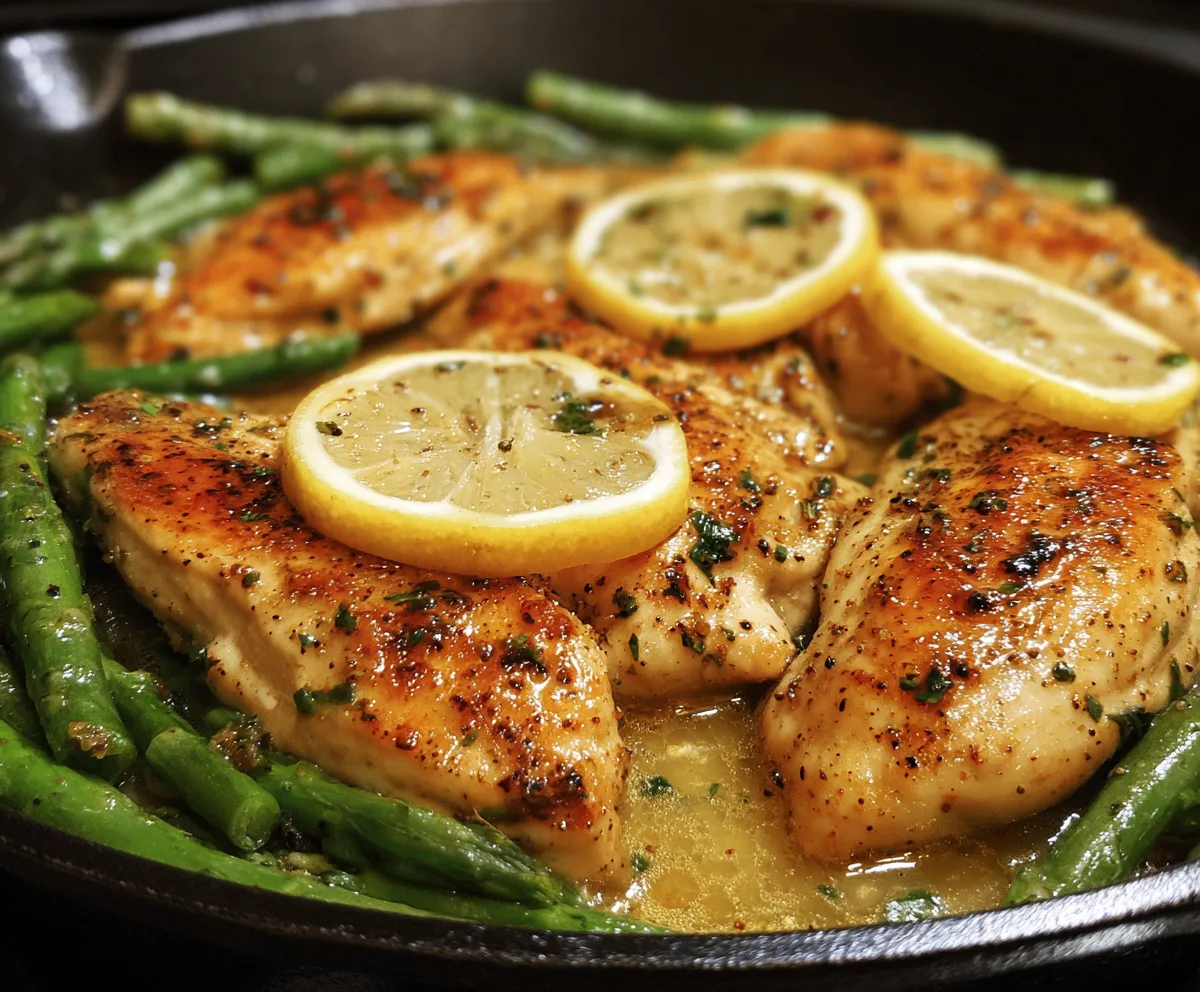 Easy Lemon Butter Chicken Skillet