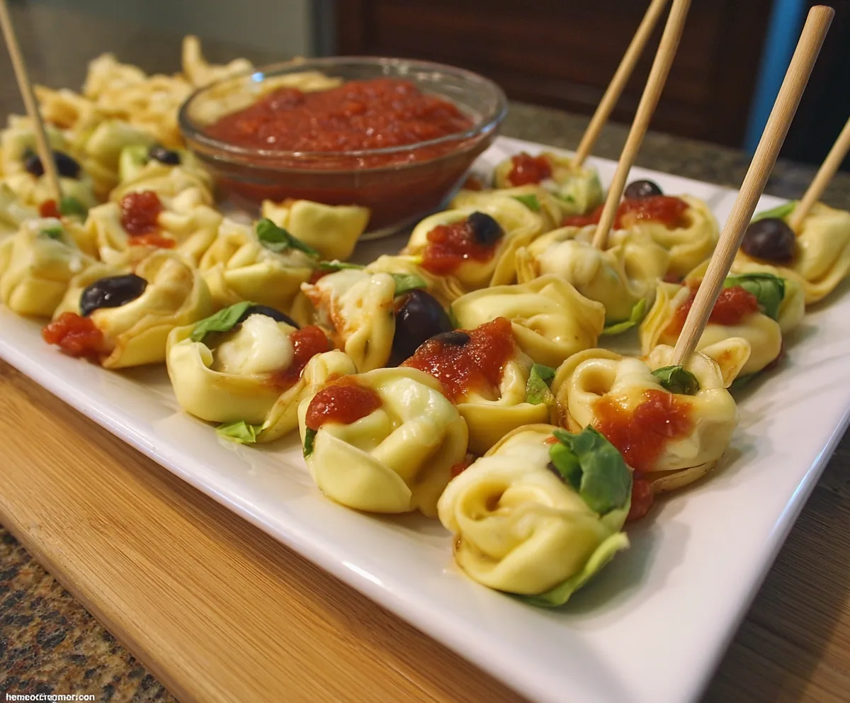 Easy Tortellini Party Snacks