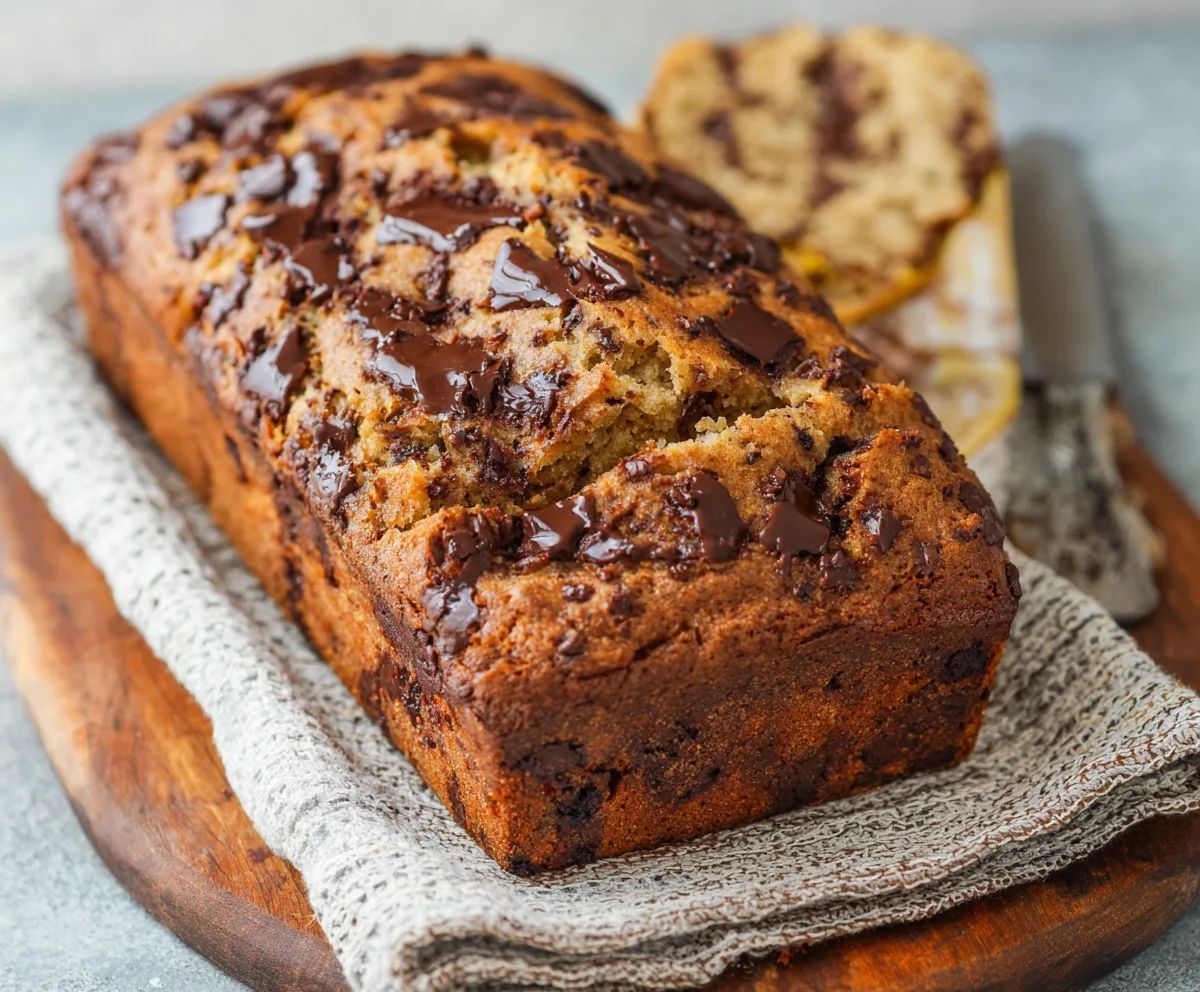 Easy Chocolate Chip Banana Bread
