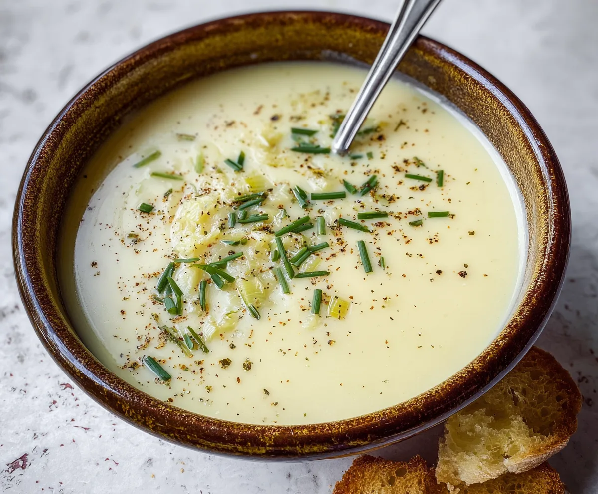 Easy Creamy Potato Leek Soup