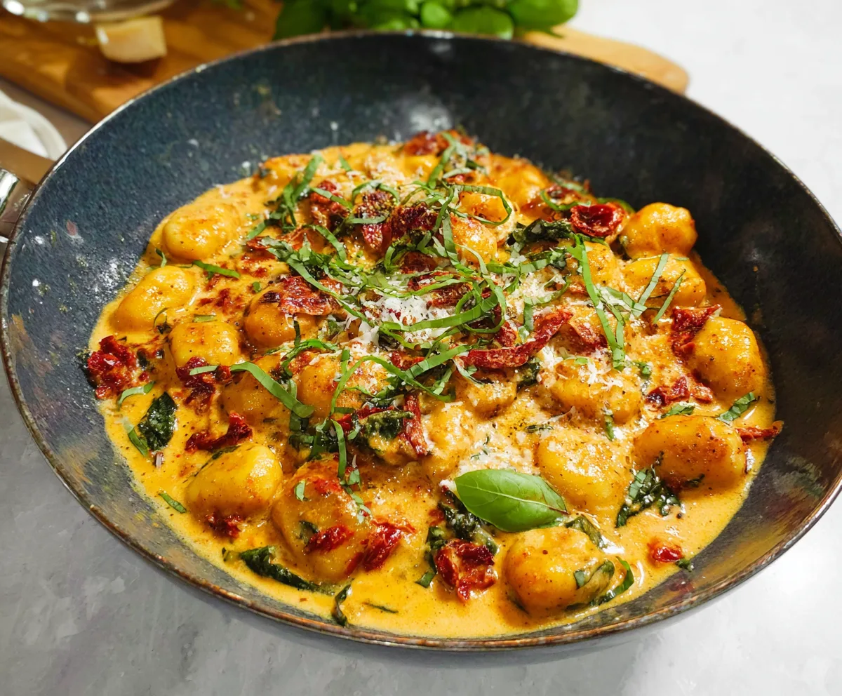 Creamy Sun Dried Tomato Gnocchi Recipe