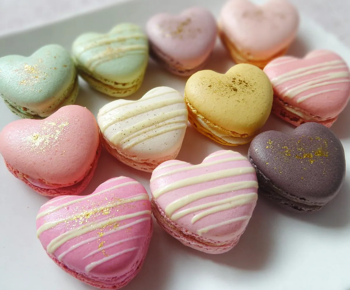 Heart Shaped Macarons Recipe