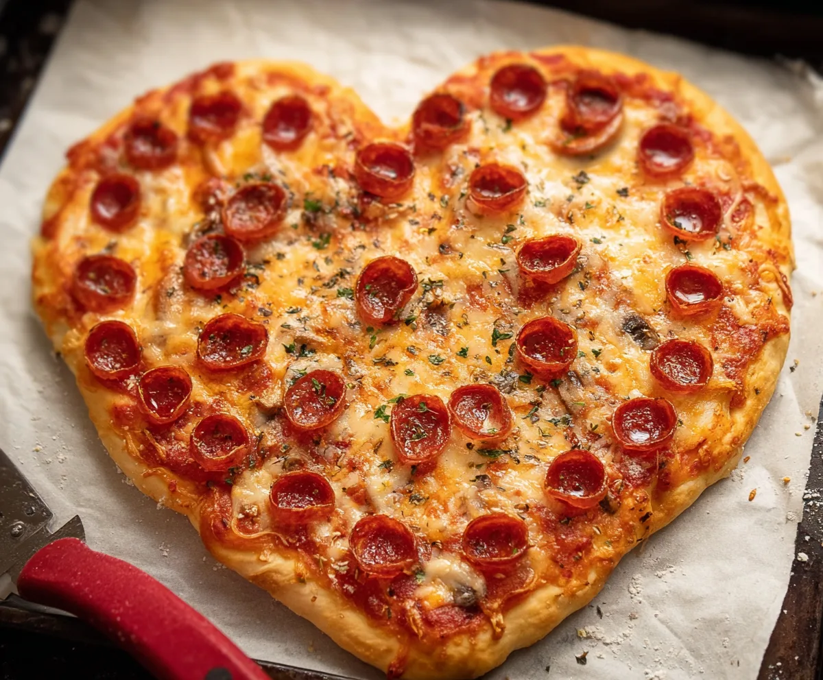Heart Shaped Pizza Recipe