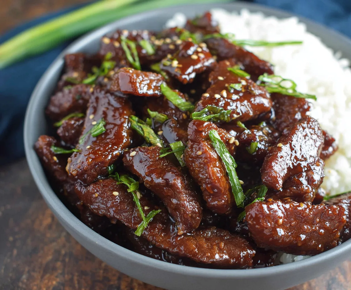 Easy Honey Garlic Mongolian Beef