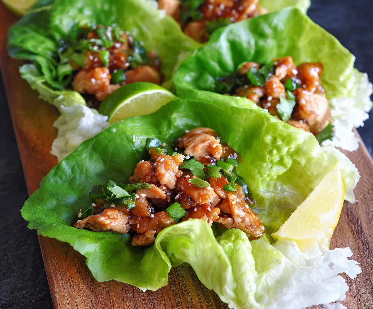 Easy Honey Lime Chicken Wraps
