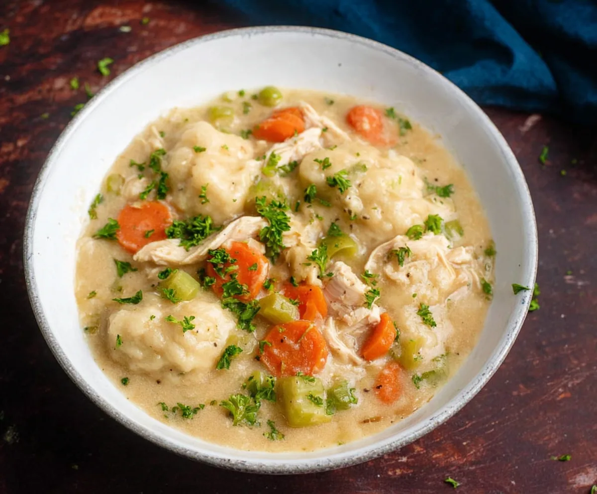 Easy Instant Pot Chicken and Dumplings