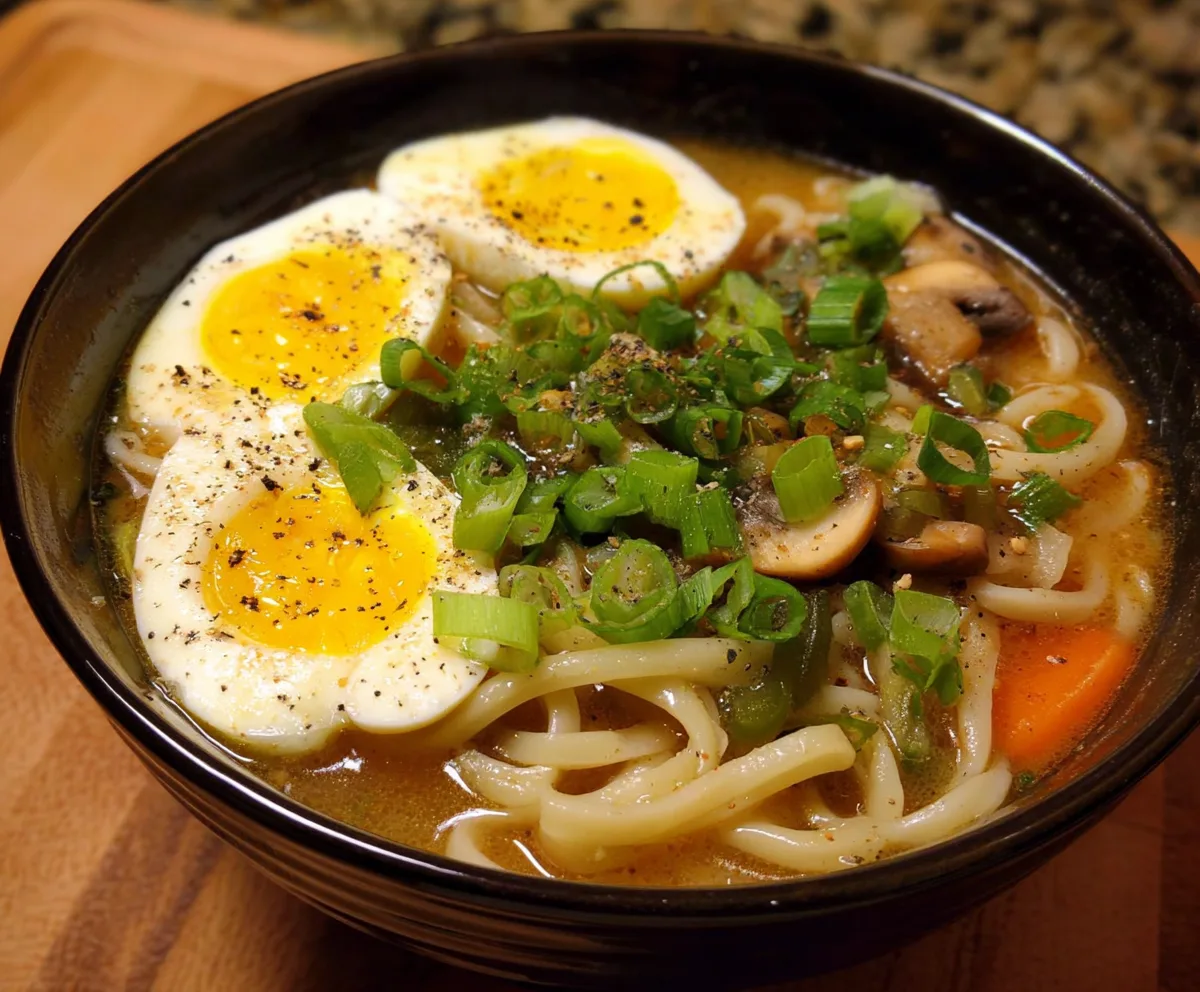 Easy Miso Ramen with Soft Boiled Egg