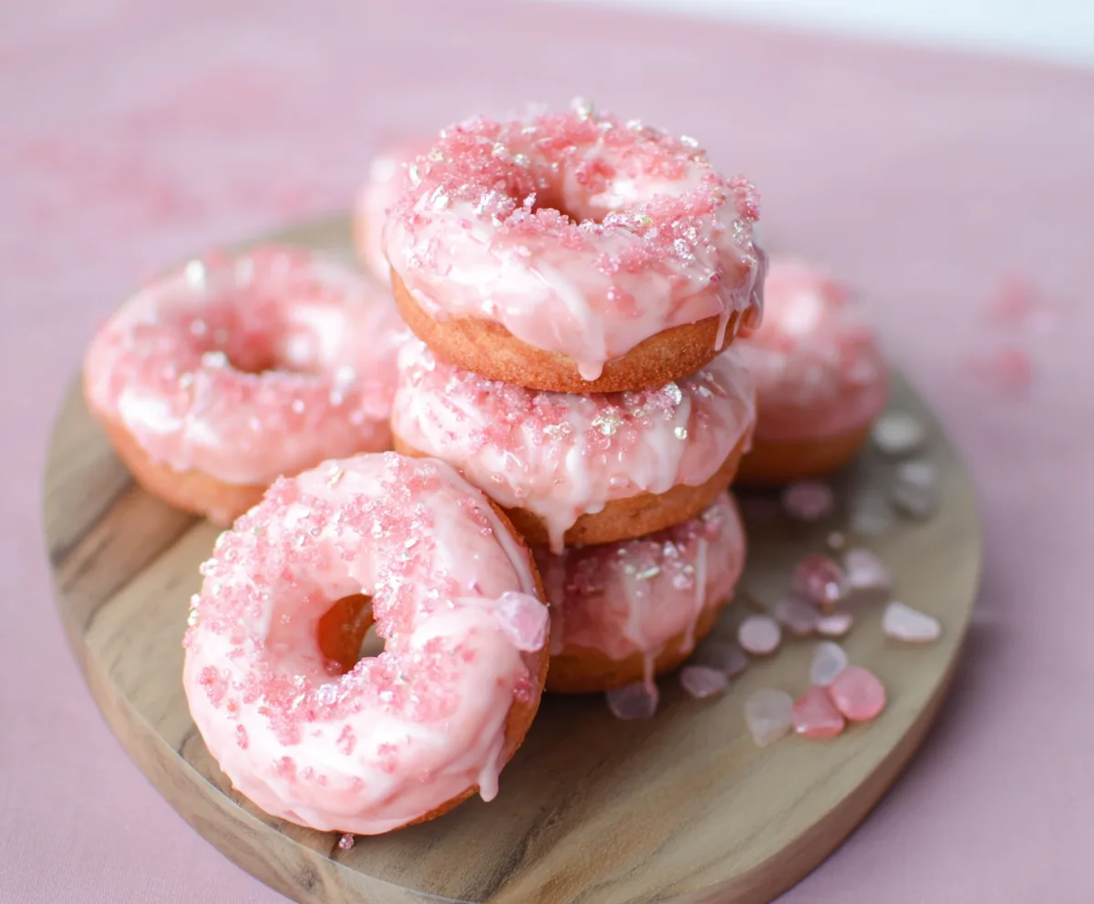 Delicious Pink Velvet Donuts Recipe