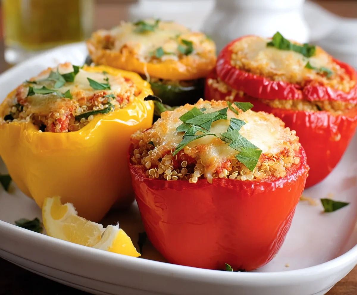 Easy Quinoa Stuffed Peppers Recipe