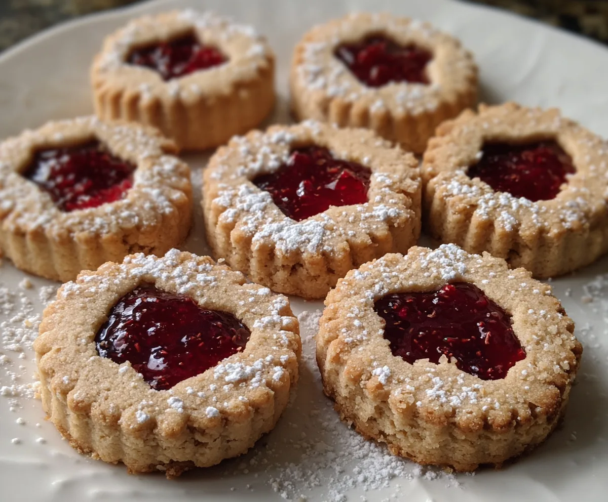 Easy Raspberry Linzer Cookies Recipe