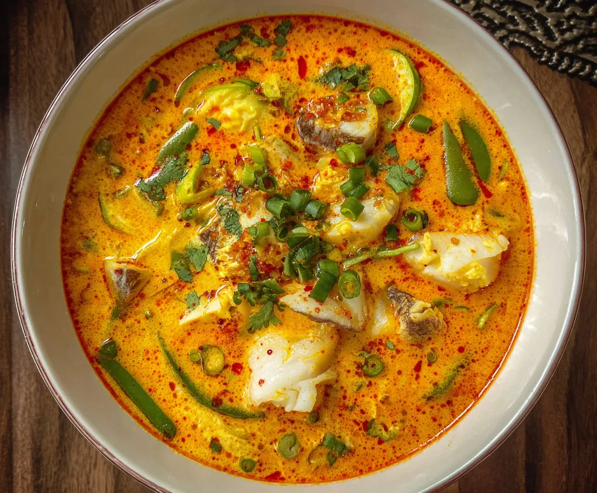 Easy Thai Curry Fish Soup Recipe