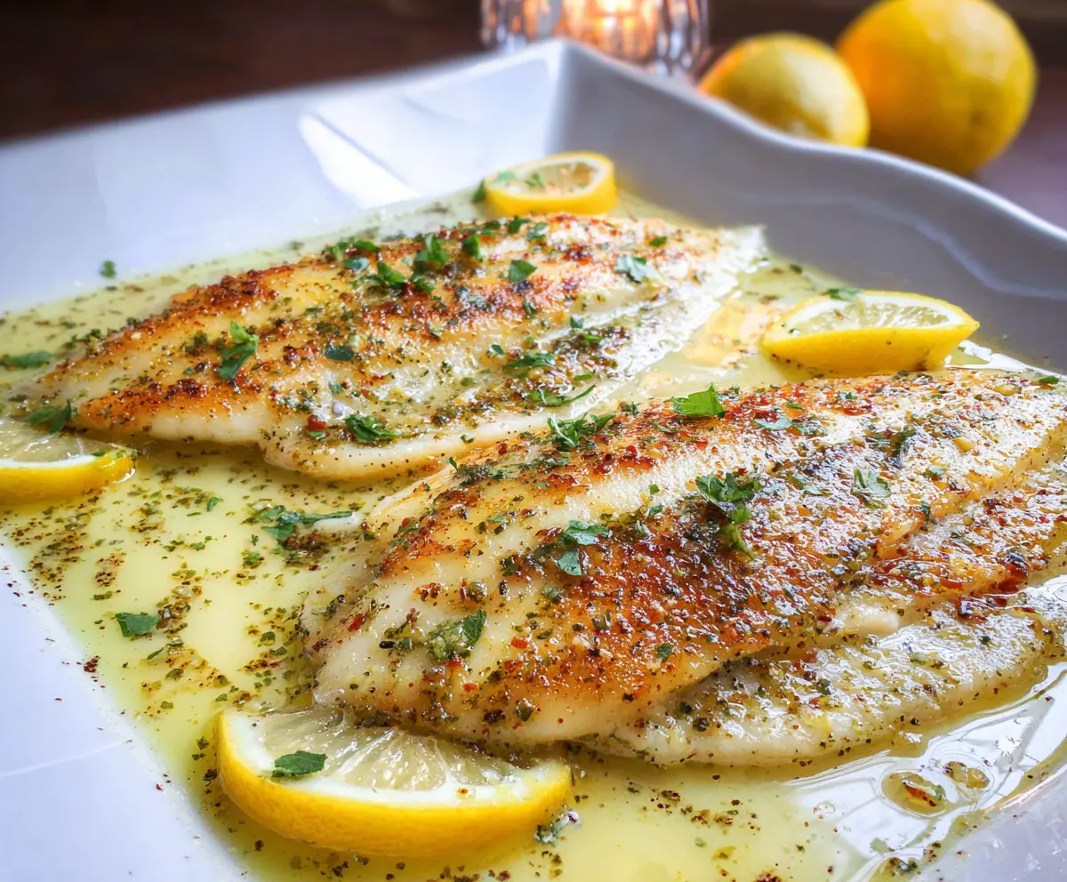 Easy Baked Lemon Butter Tilapia