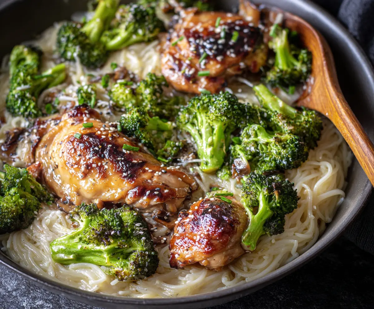 Easy Broccolini Mushroom Pasta