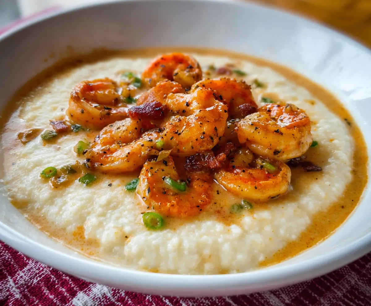 Easy Creamy Shrimp and Grits