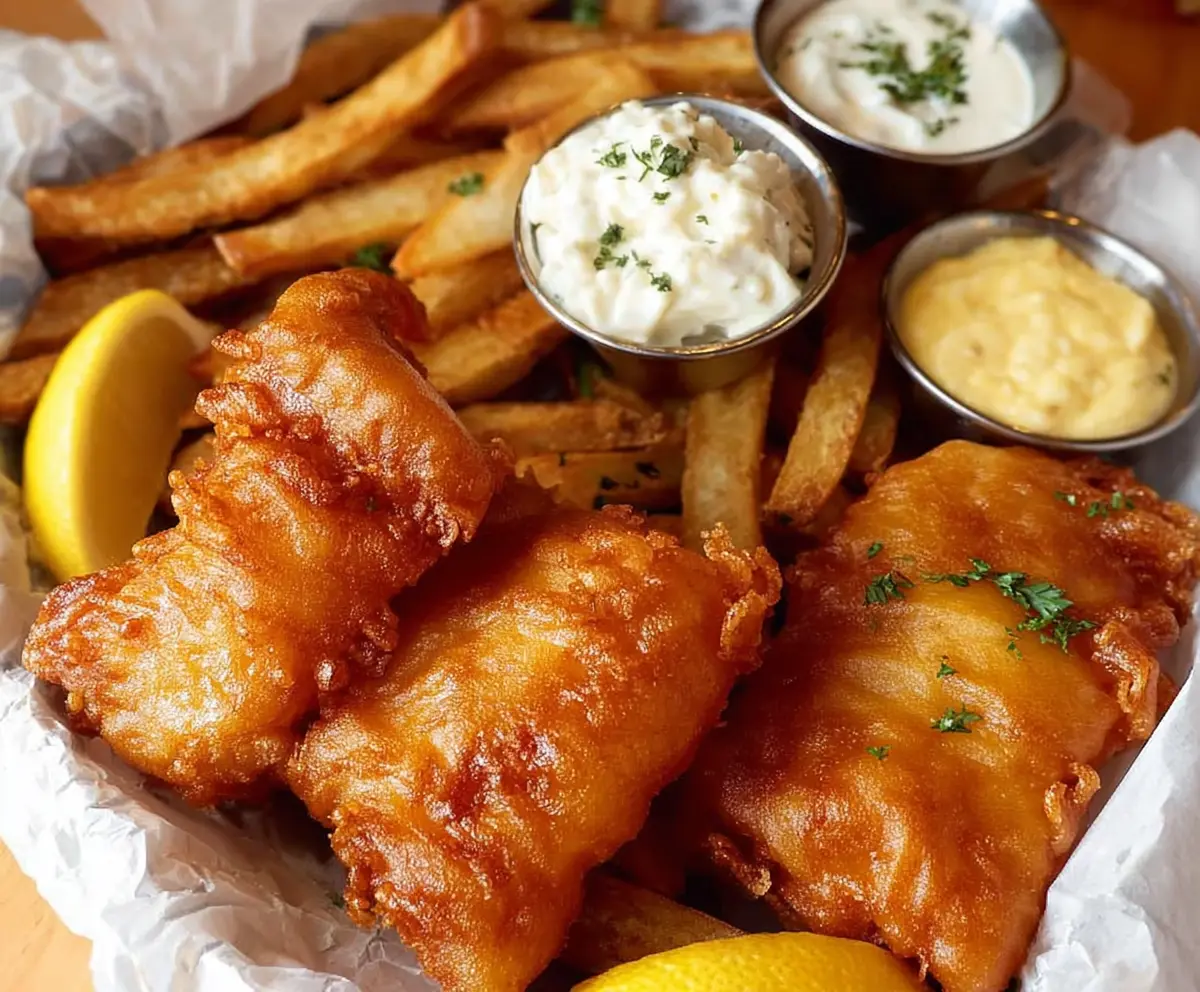 Easy Crispy Fish and Chips Recipe