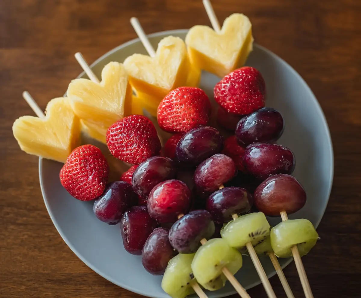 Easy Cupid's Fruit Skewers Snack