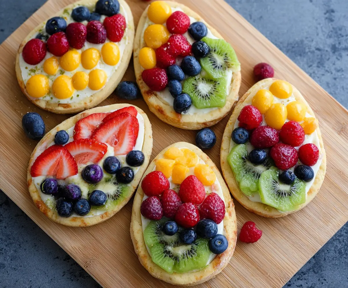 Easy Easter Egg Fruit Pizza