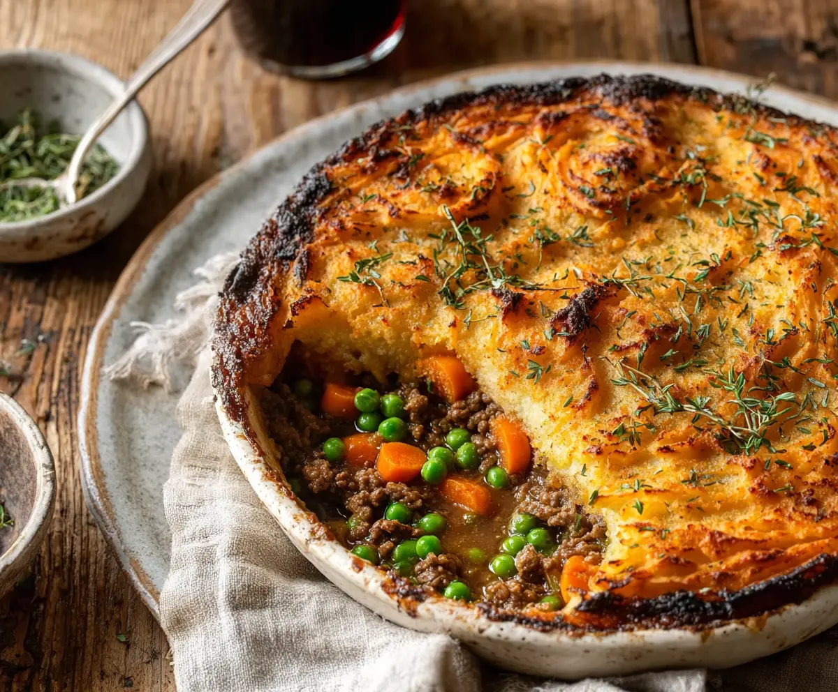 Easy Herb Shepherd's Pie with Veggies