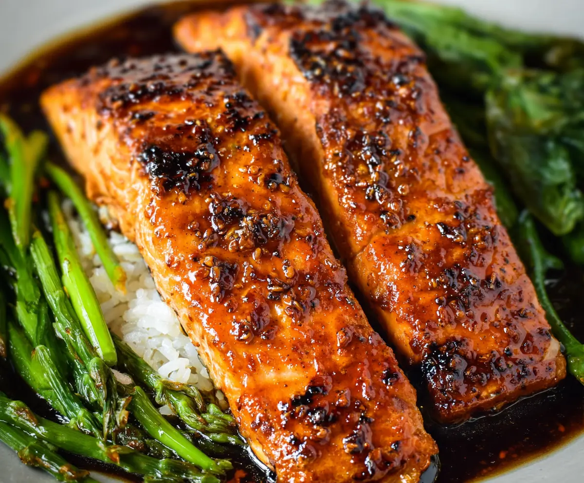 Easy Honey Soy Glazed Salmon