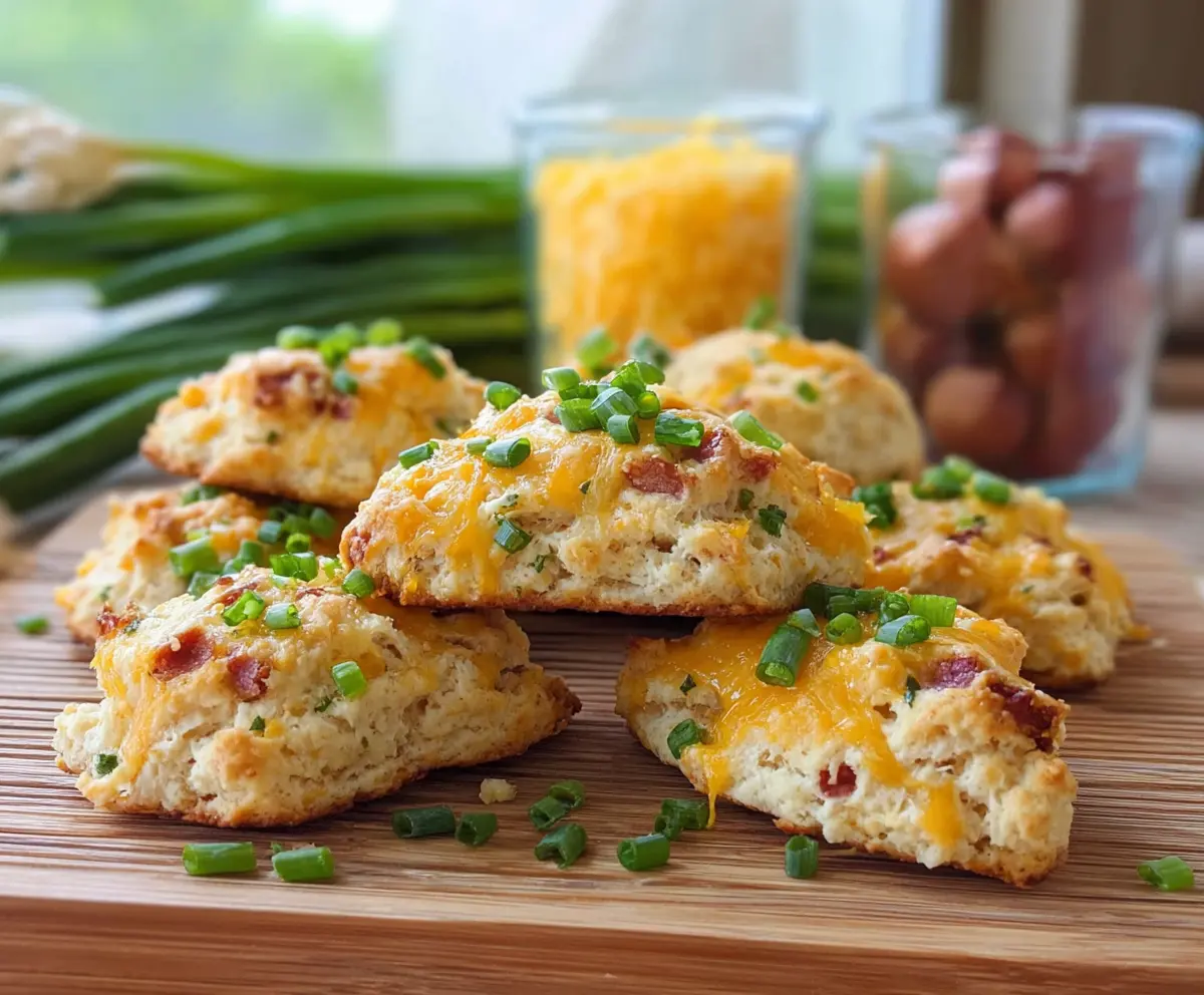 Easy Irish Cheddar & Chive Scones