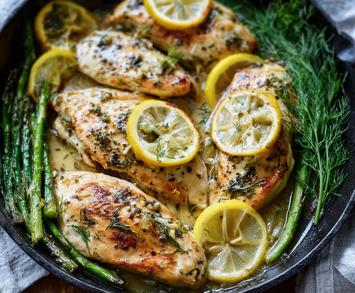 Easy Lemon Dill Chicken One Pan