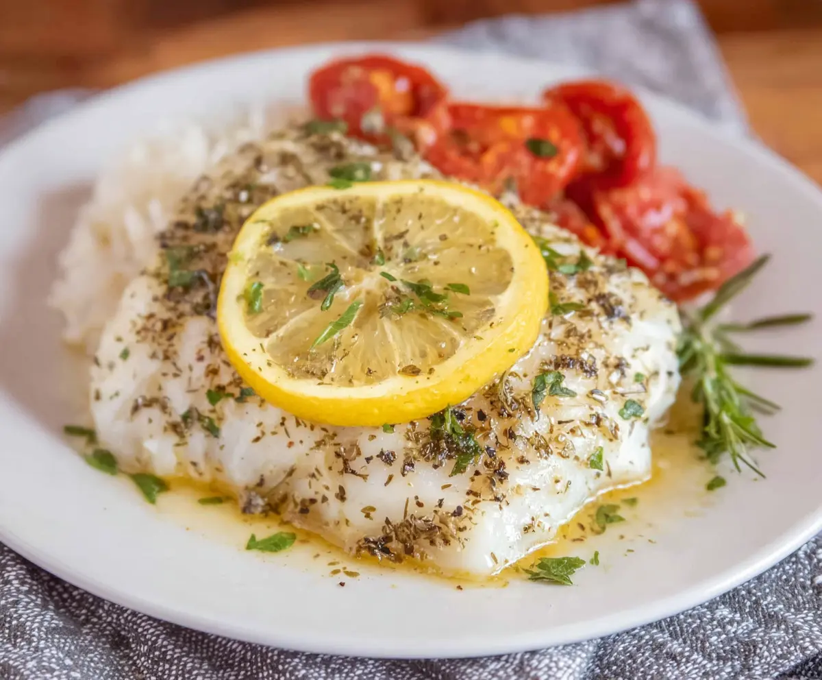 Easy Lemon Herb Baked Cod