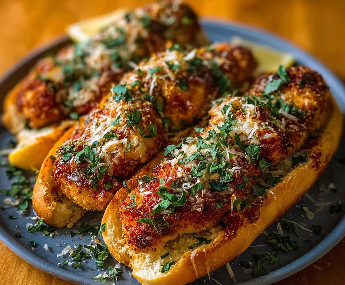 Easy Meatball Marinara Subs